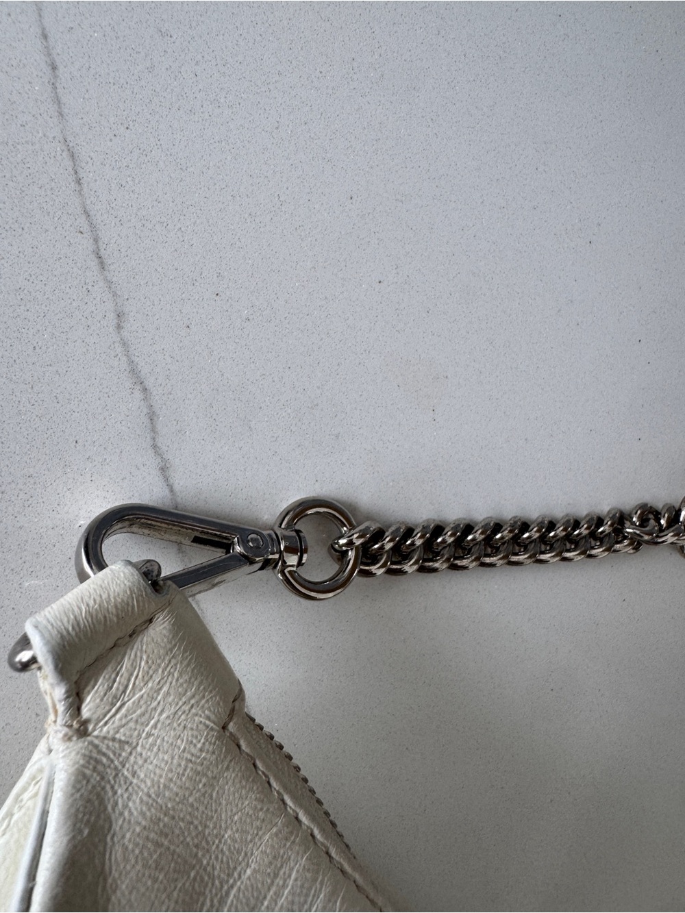 Jimmy choo cream Faye crossbody bag - Picture 4 of 12